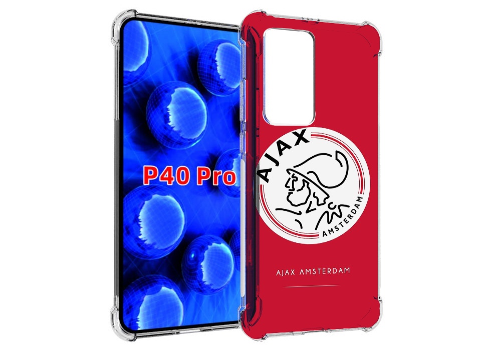 Чехол MyPads фк аякс амстердам для Huawei P40 Pro противоударный