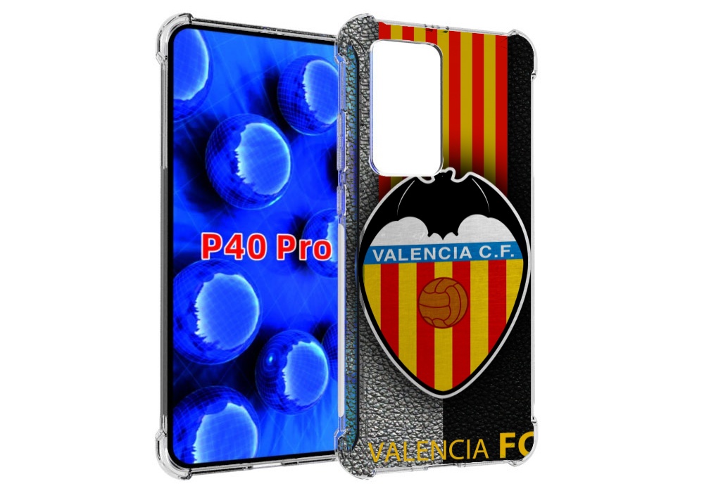 

Чехол MyPads фк валенсия мужской для Huawei P40 Pro противоударный, Прозрачный, Tocco