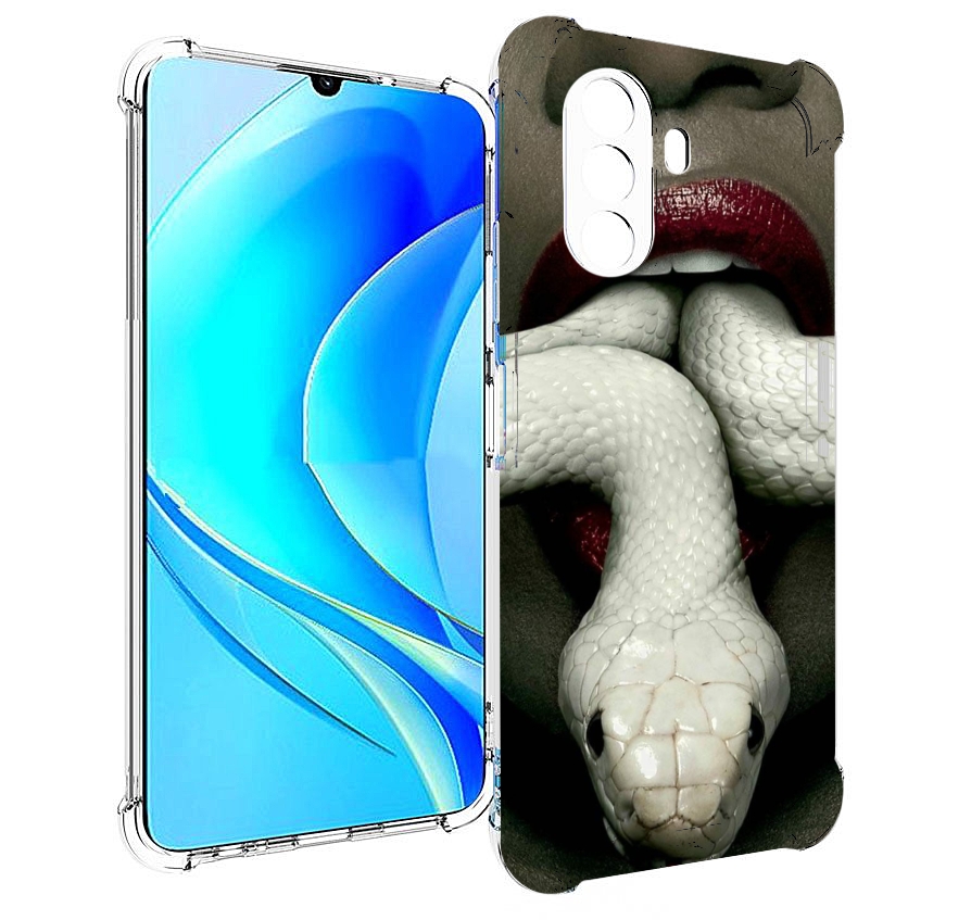 

Чехол MyPads белая-змея для Huawei Nova Y70 / Nova Y70 Plus (MGA-LX9N) / Huawei Enjoy 50, Прозрачный, Tocco