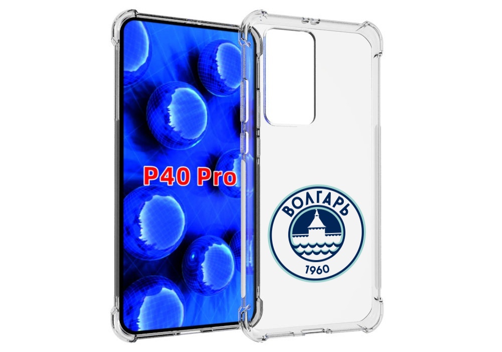 

Чехол MyPads фк волгарь астрахань для Huawei P40 Pro противоударный, Прозрачный, Tocco