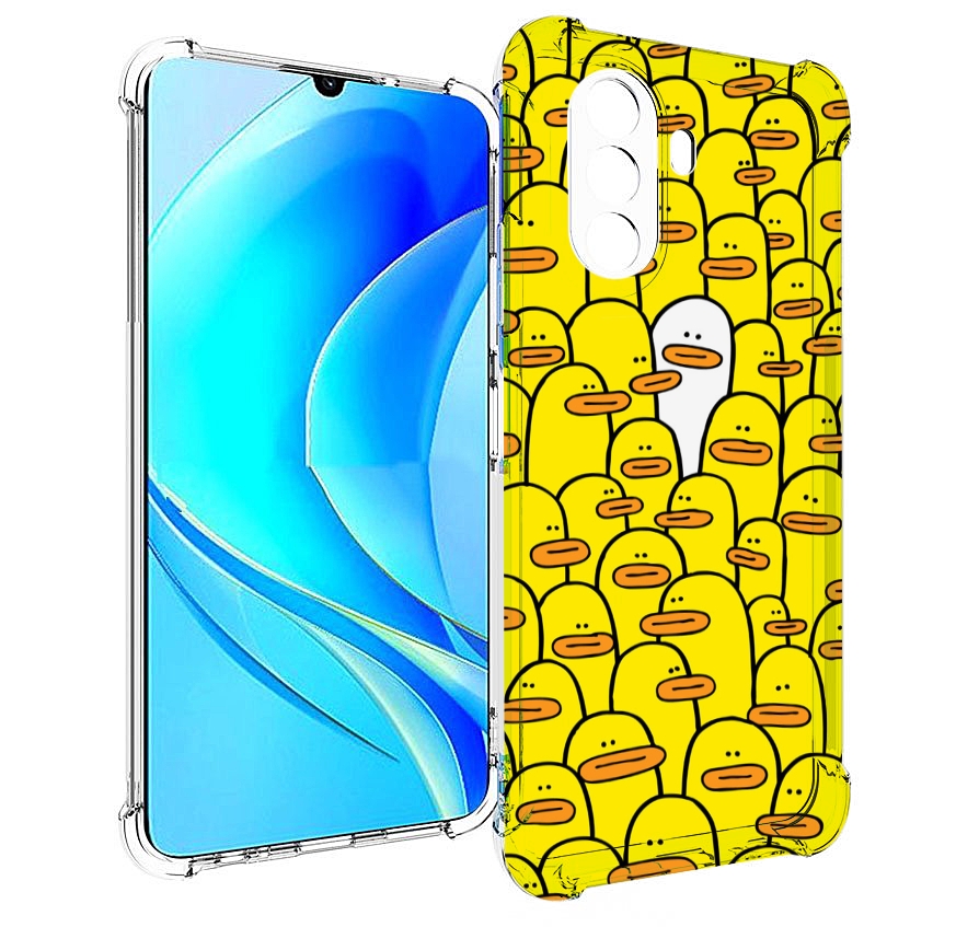 

Чехол MyPads белый среди желтых для Huawei Nova Y70 / Nova Y70 Plus (MGA-LX9N), Прозрачный, Tocco
