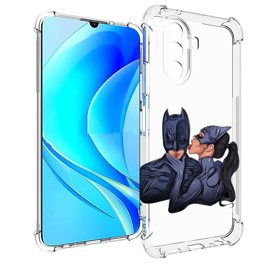 

Чехол MyPads бетман-и-кошка для Huawei Nova Y70 / Nova Y70 Plus (MGA-LX9N), Прозрачный, Tocco