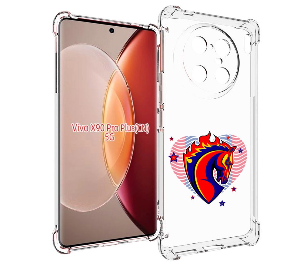 

Чехол MyPads ФК ЦСЛ Лошадь для Vivo X90 Pro Plus, Прозрачный, Tocco