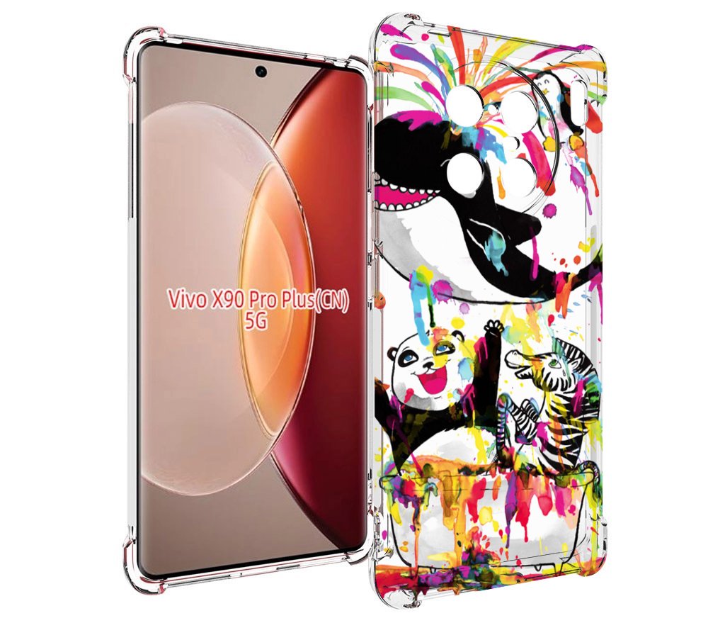 

Чехол MyPads Хиппи кит для Vivo X90 Pro Plus, Прозрачный, Tocco