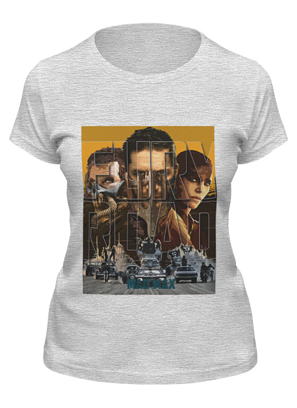 

Футболка женская Printio Mad max / безумный макс серая XL, Серый, Mad max / безумный макс