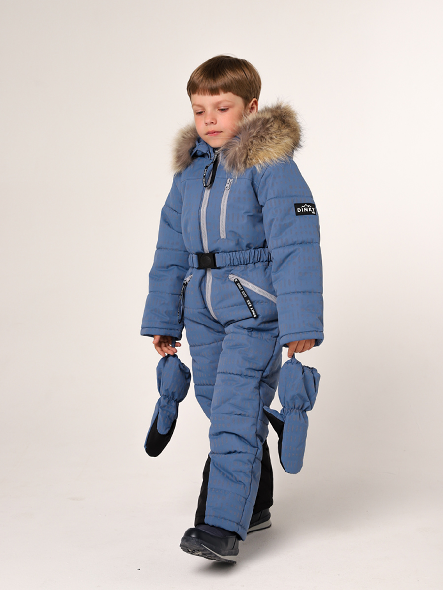 Комбинезон детский Dinky Kids Лайт, Джинс, 110 джинсы для мальчика gloria jeans bjn016090 серый серый лайт 6 8л 128