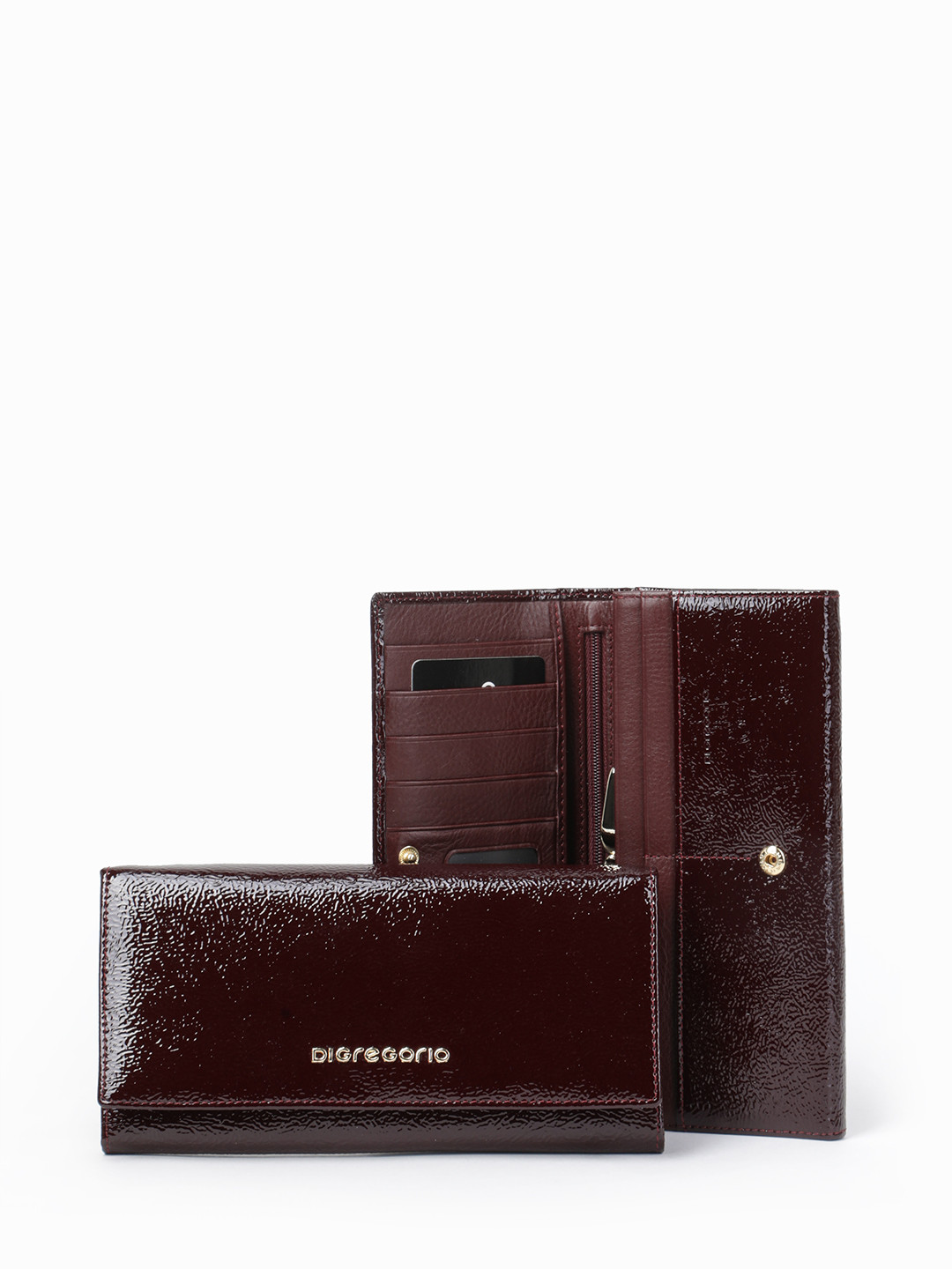 

Кошелек женский Di Gregorio 2041 z бордовый, 2041 z