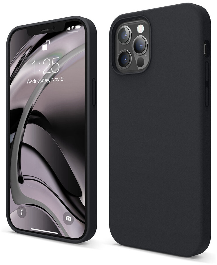 фото Чехол elago premium silicone case для iphone 12/12 pro черный