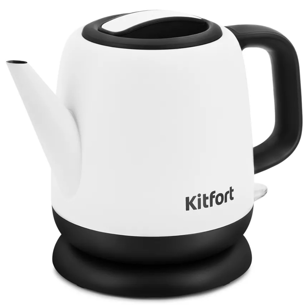 Чайник электрический Kitfort KT-6112 1 л белый встраиваемая варочная панель индукционная monsher mhi 6112 черный