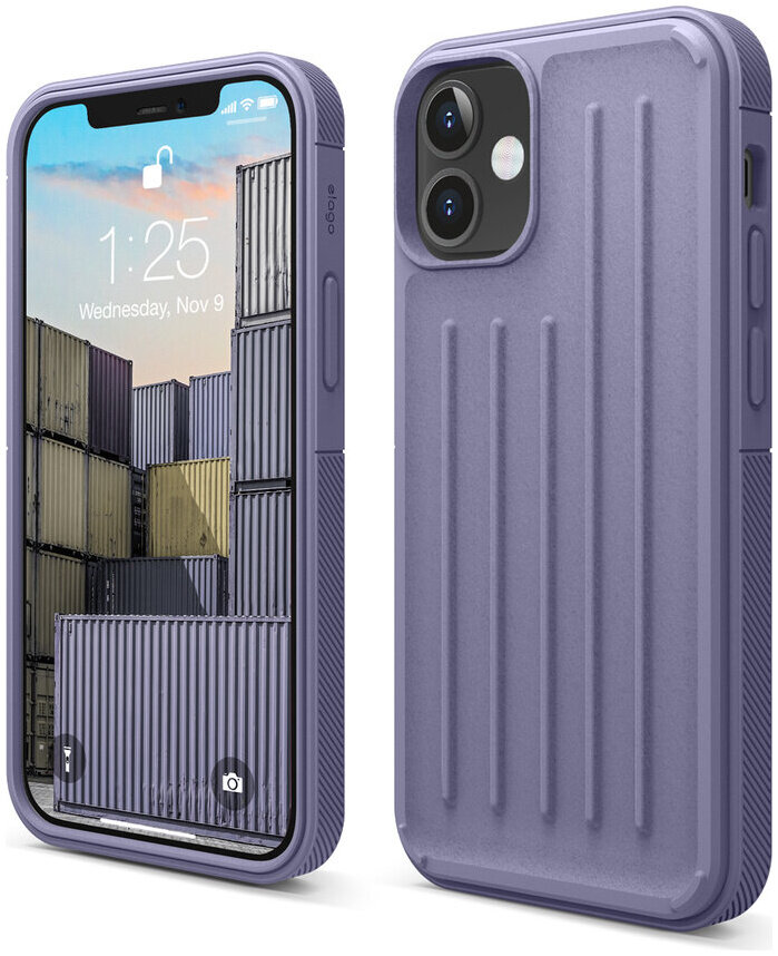 фото Чехол elago armor silicone case для iphone 12 mini лавандовый