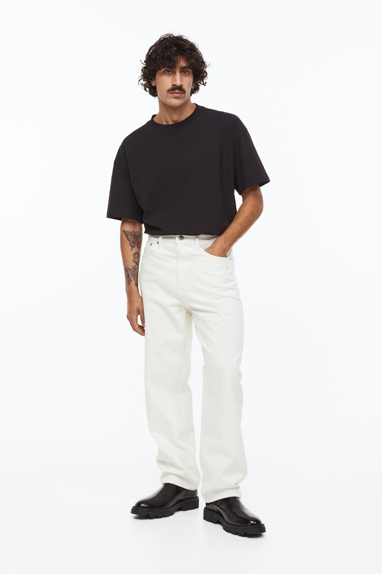 

Джинсы мужские H&M 0979945031 белые 34/32 (доставка из-за рубежа), 0979945031