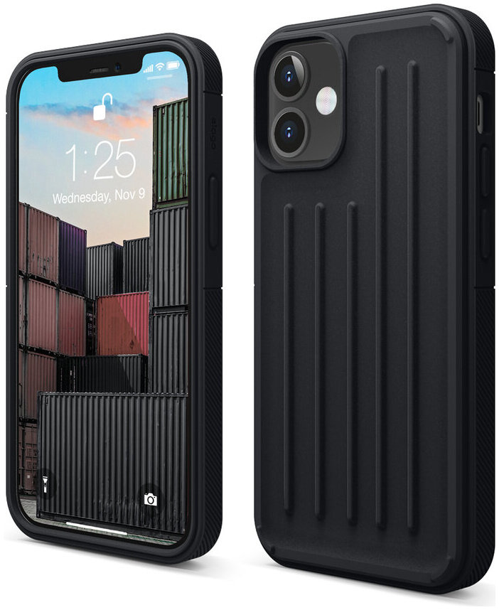 фото Чехол elago armor silicone case для iphone 12 mini черный