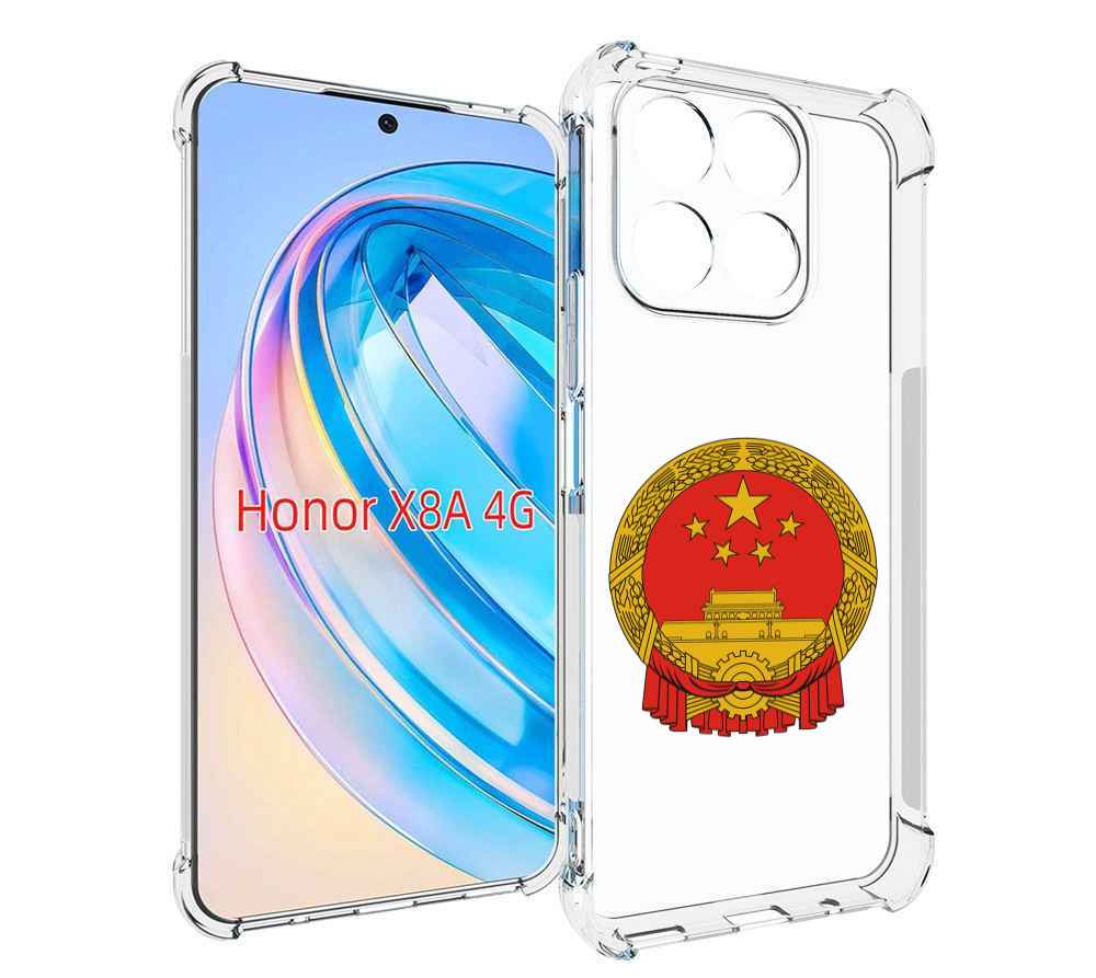 

Чехол MyPads герб-китай для Honor X8a, Tocco