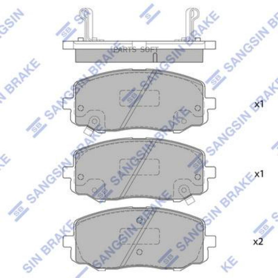 

колодки тормозные HYUNDAI i20 (PB, PBT) 1шт