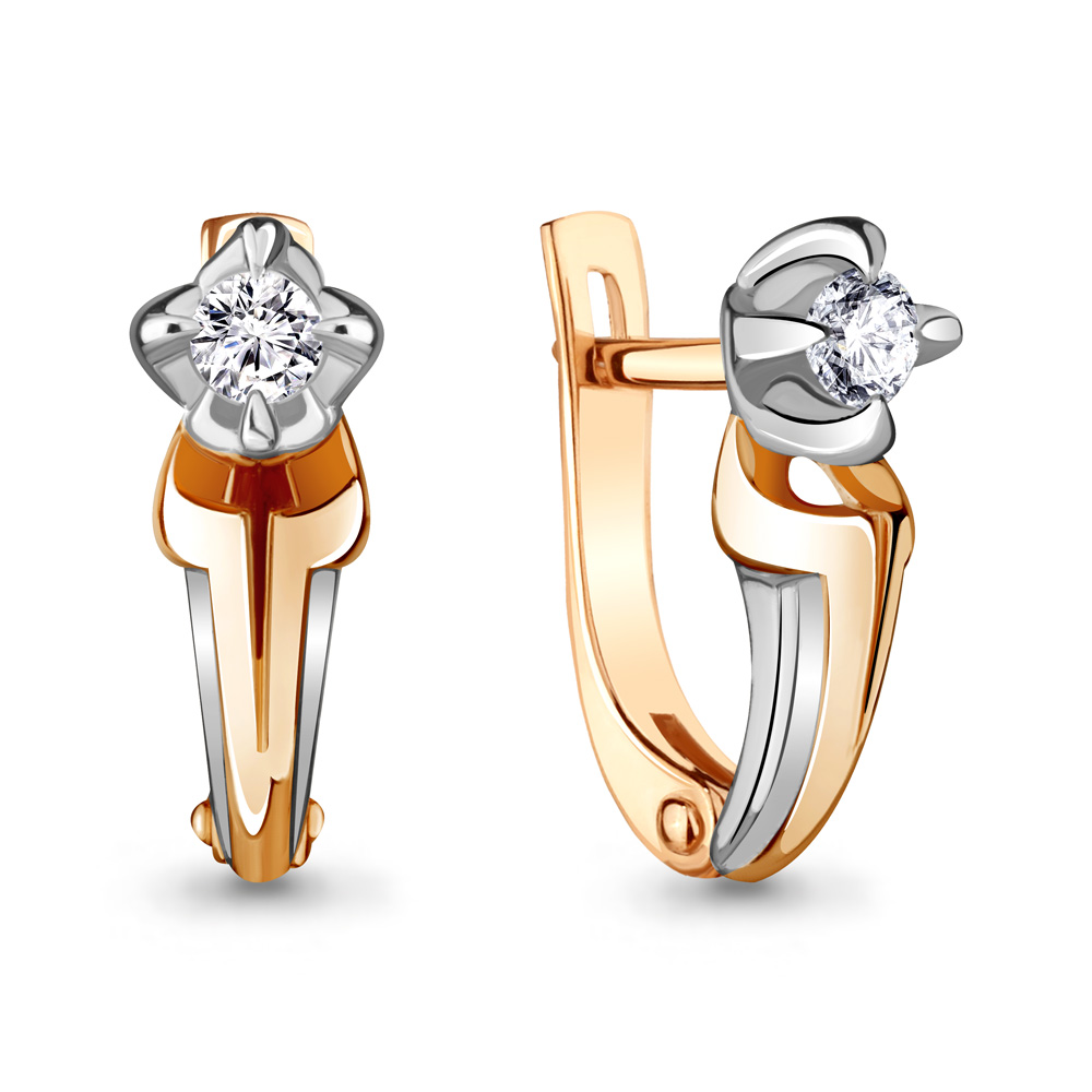 

Серьги из красного золота с бриллиантом Aquamarine Aquamarine 942544к_585_кз, 942544к_585_кз