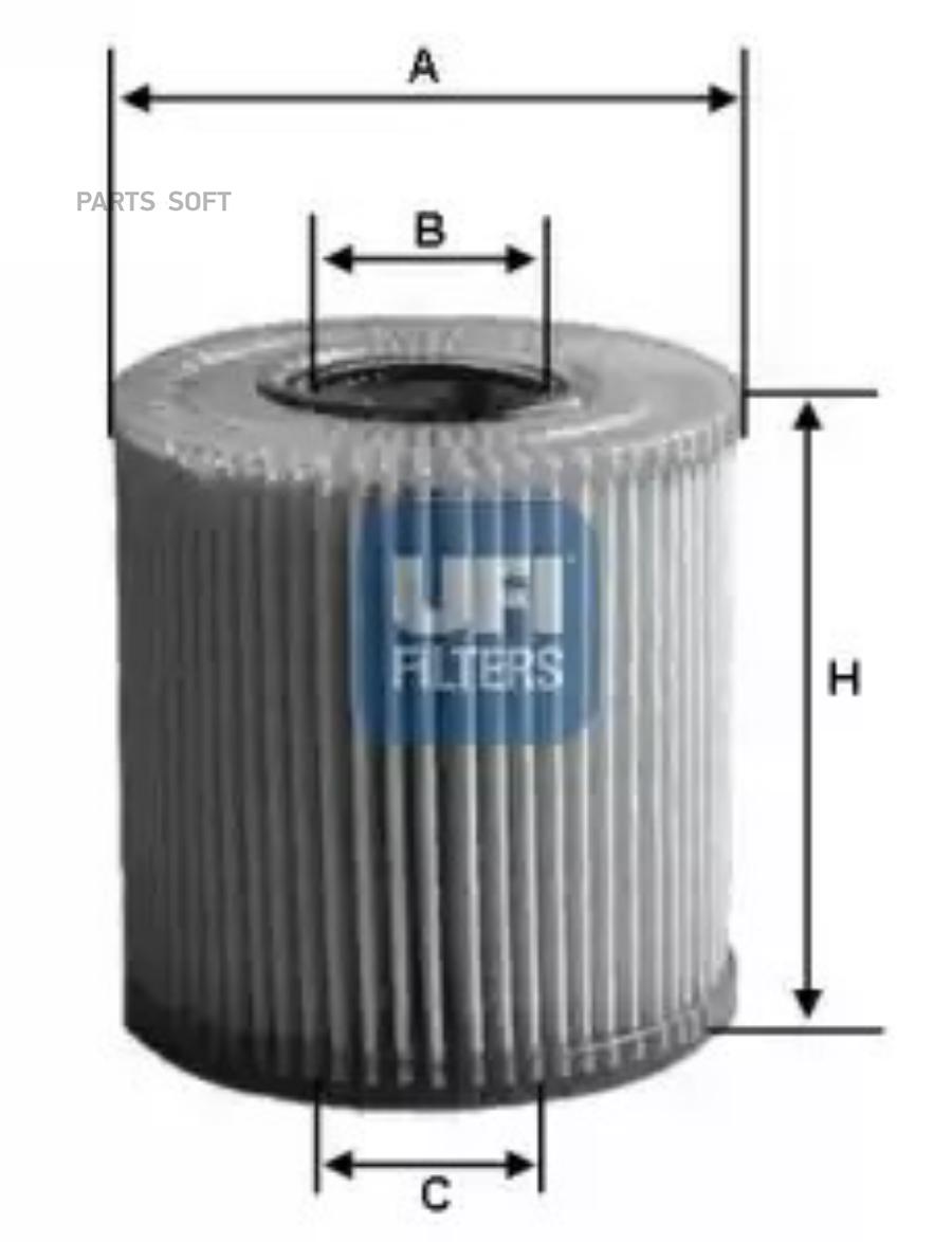 

Фильтр Масляный Ufi 2503900