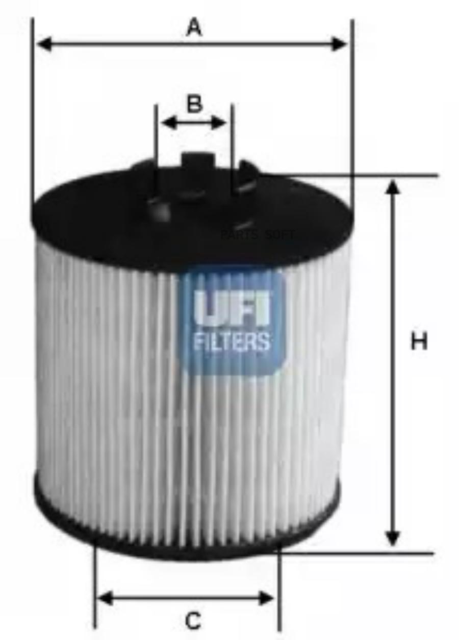 

Фильтр Масляный Ufi 2504700