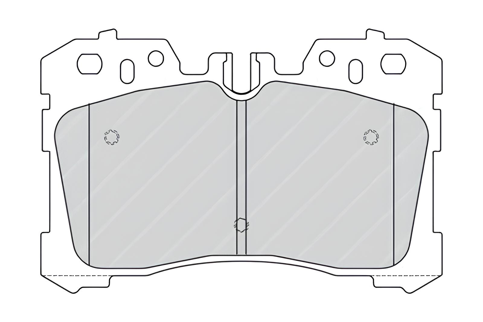 Колодки дискового тормоза Lexus LS460 передние TPTO007 (Toyopower)