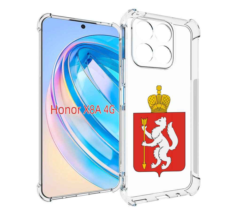

Чехол MyPads герб-свердловская-область-екатеринбург для Honor X8a, Tocco