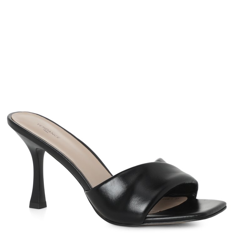 

Мюли женские Tendance 263L-F08 черные 39 EU, Черный, 263L-F08