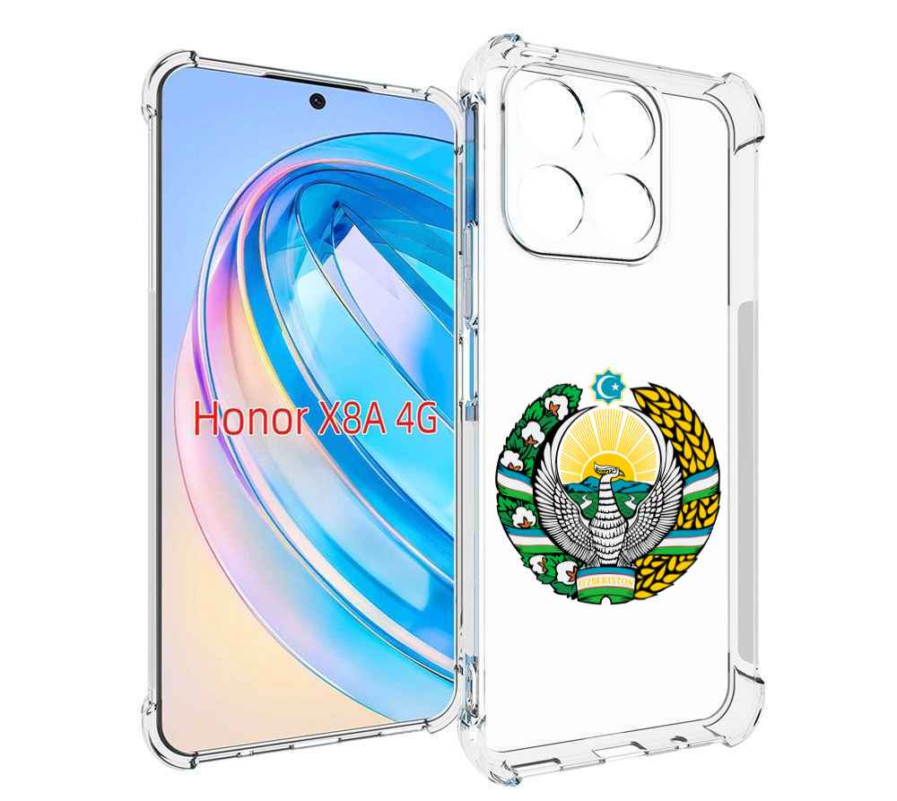 

Чехол MyPads герб-узбекистана для Honor X8a, Tocco