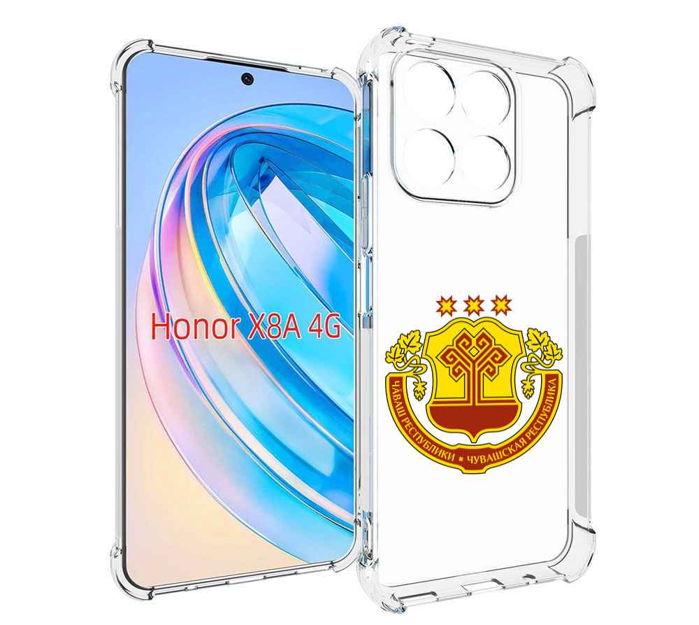 

Чехол MyPads герб-чувашии-чебоксары для Honor X8a, Tocco