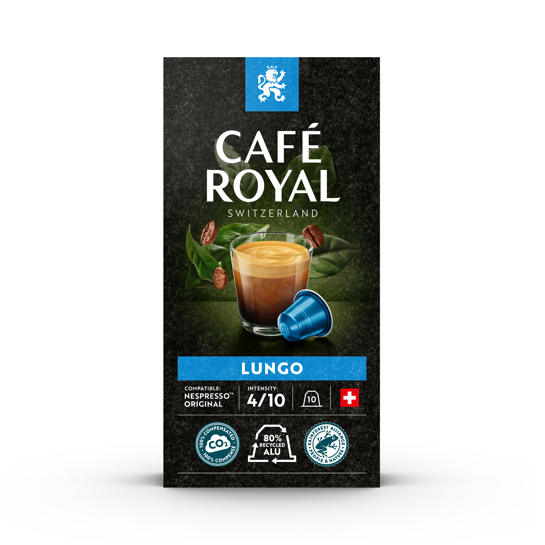 

Кофе в капсулах для Nespresso Cafe Royal Lungo, 10 капсул
