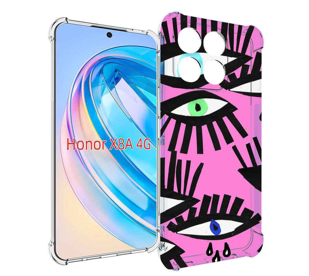 

Чехол MyPads глазки абстракция для Honor X8a, Tocco