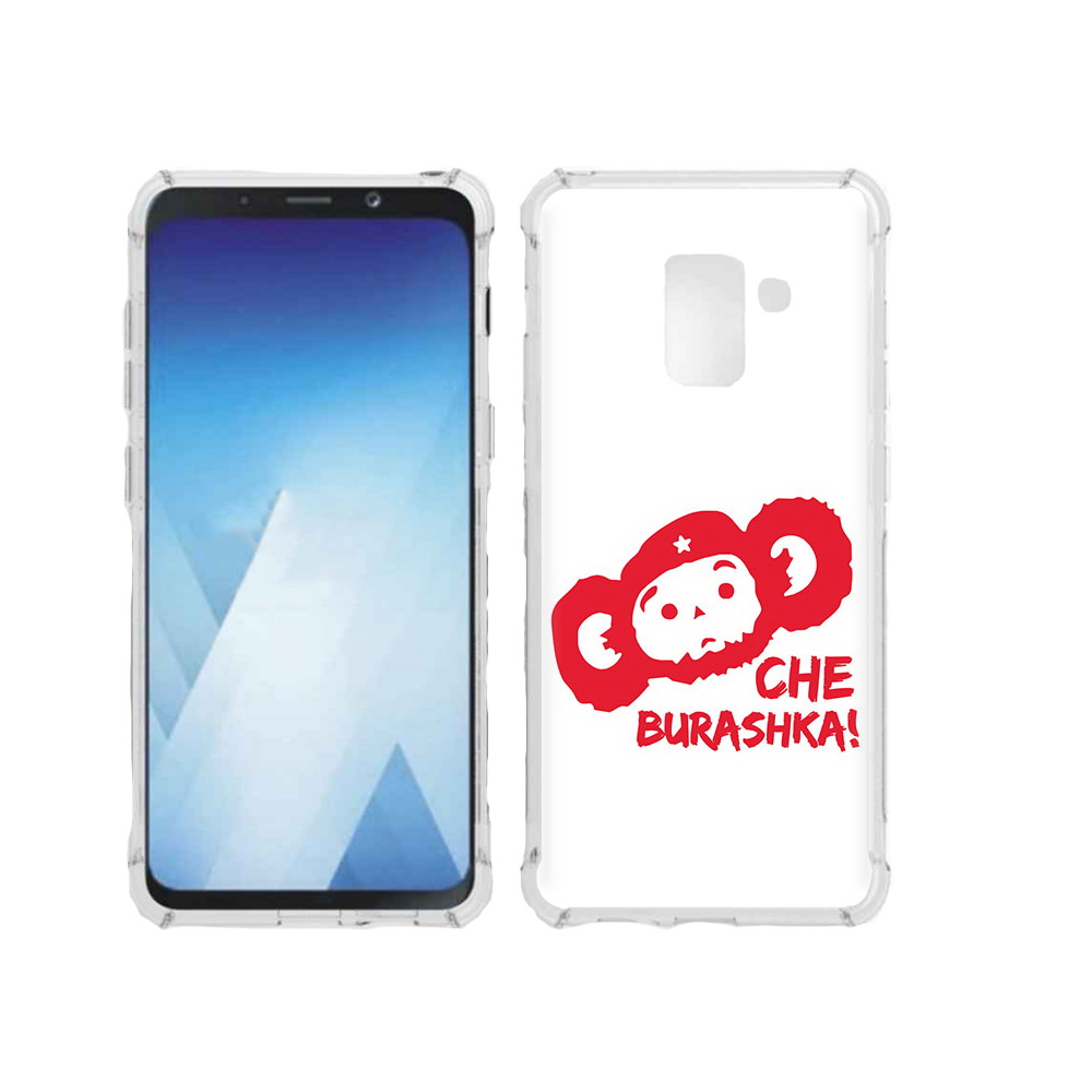 

Чехол MyPads Tocco для Samsung Galaxy A5 (2018) чебурашка (PT95317.573.672), Прозрачный, Tocco