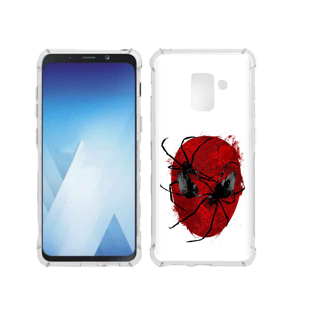 

Чехол MyPads Tocco для Samsung Galaxy A5 (2018) человек паук (PT95317.573.673), Прозрачный, Tocco