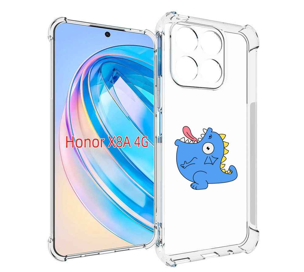 

Чехол MyPads голубая-рыбка для Honor X8a, Tocco