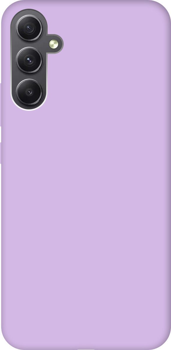 

Силиконовый чехол на Samsung Galaxy A34 5G Silky Touch Premium сиреневый, Фиолетовый, 158745