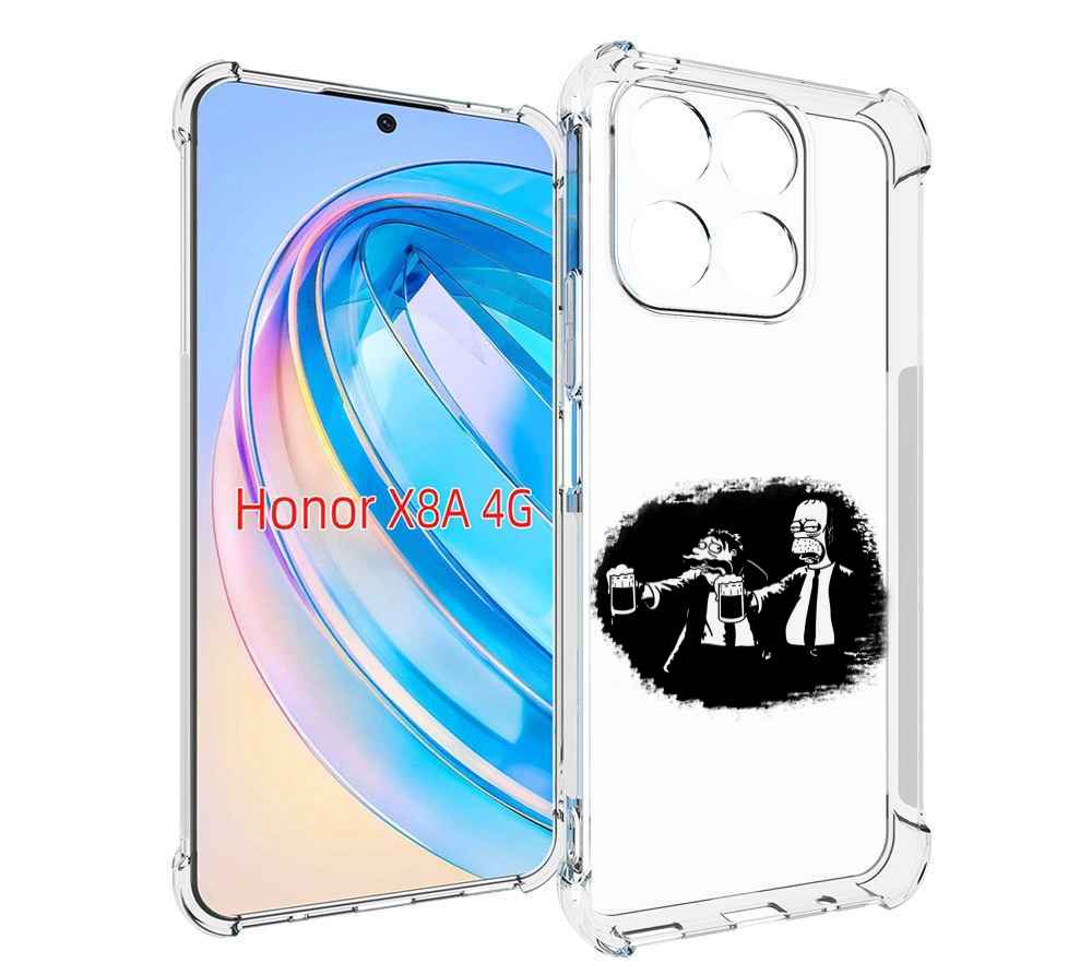 

Чехол MyPads гомер пьет для Honor X8a, Tocco