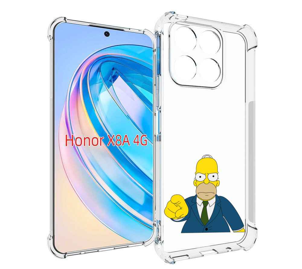 

Чехол MyPads гомер-злой для Honor X8a, Tocco