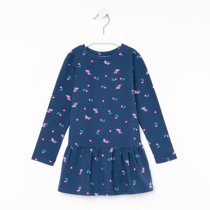 

Платье для девочки, цвет темно-синий, рост 104 см