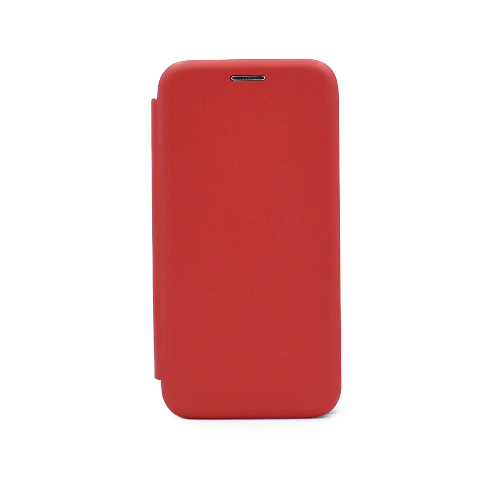 

Чехол-книжка из кожи PU на Samsung Galaxy S10E красный, FLPU272