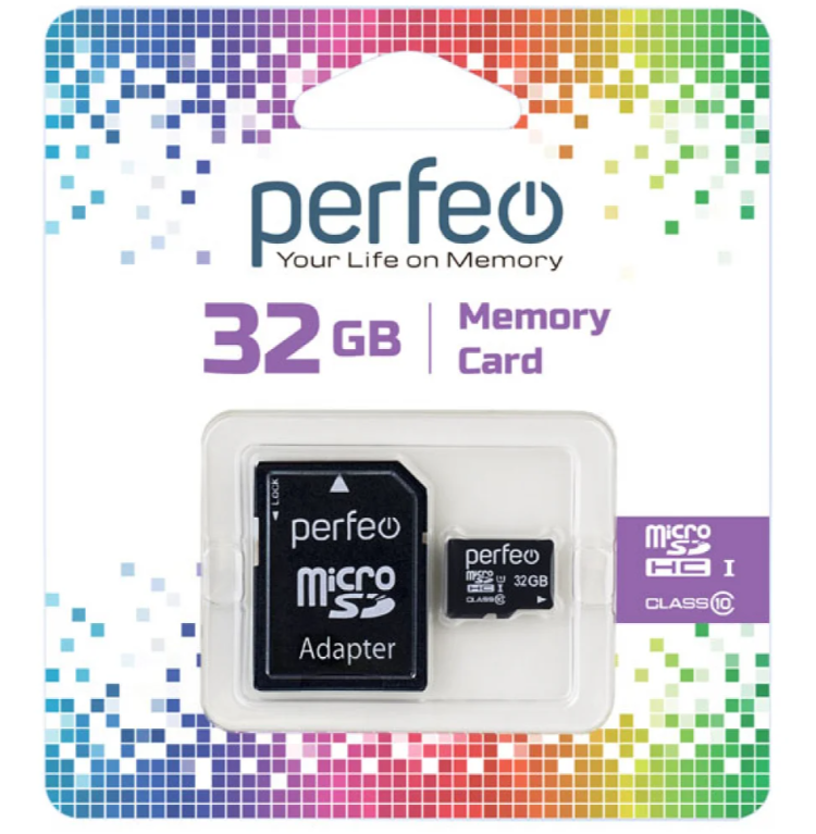 фото Карта памяти perfeo micro sdhc 32гб (27144)