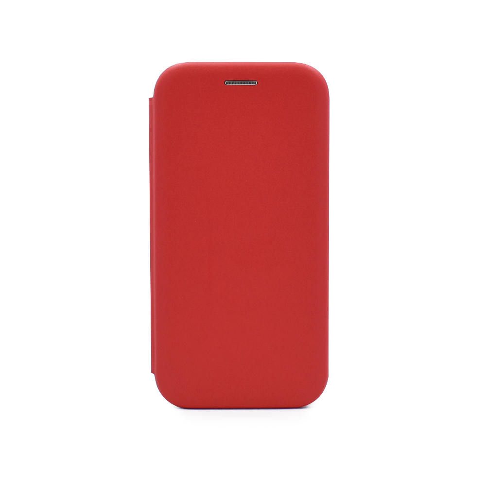 

Чехол-книжка из кожи PU на Samsung Galaxy A40 красный, FLPU280