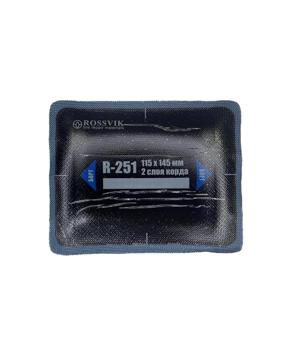 

Пластырь Rossvik радиальный R-251 115х145мм 2 слоя, Черный, Пластырь10