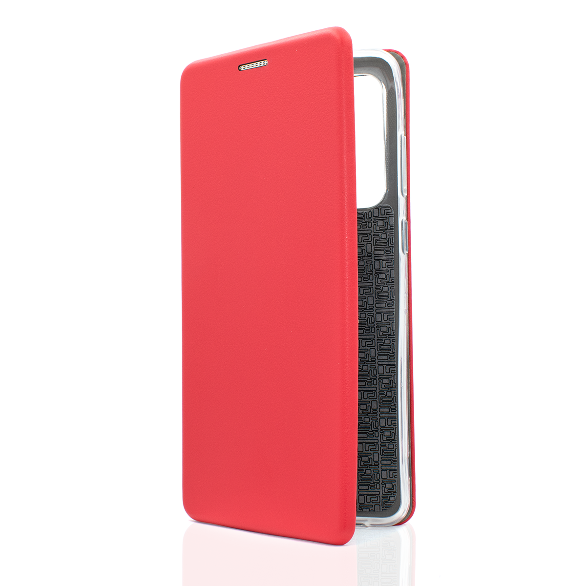 

Чехол-книжка из кожи PU на Samsung Galaxy S20 Ultra красный, FLPU294