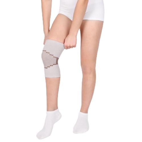 Купить Бандаж на коленный сустав Ttoman KS-E эластичный XL, бежевый, хлопок; эластан