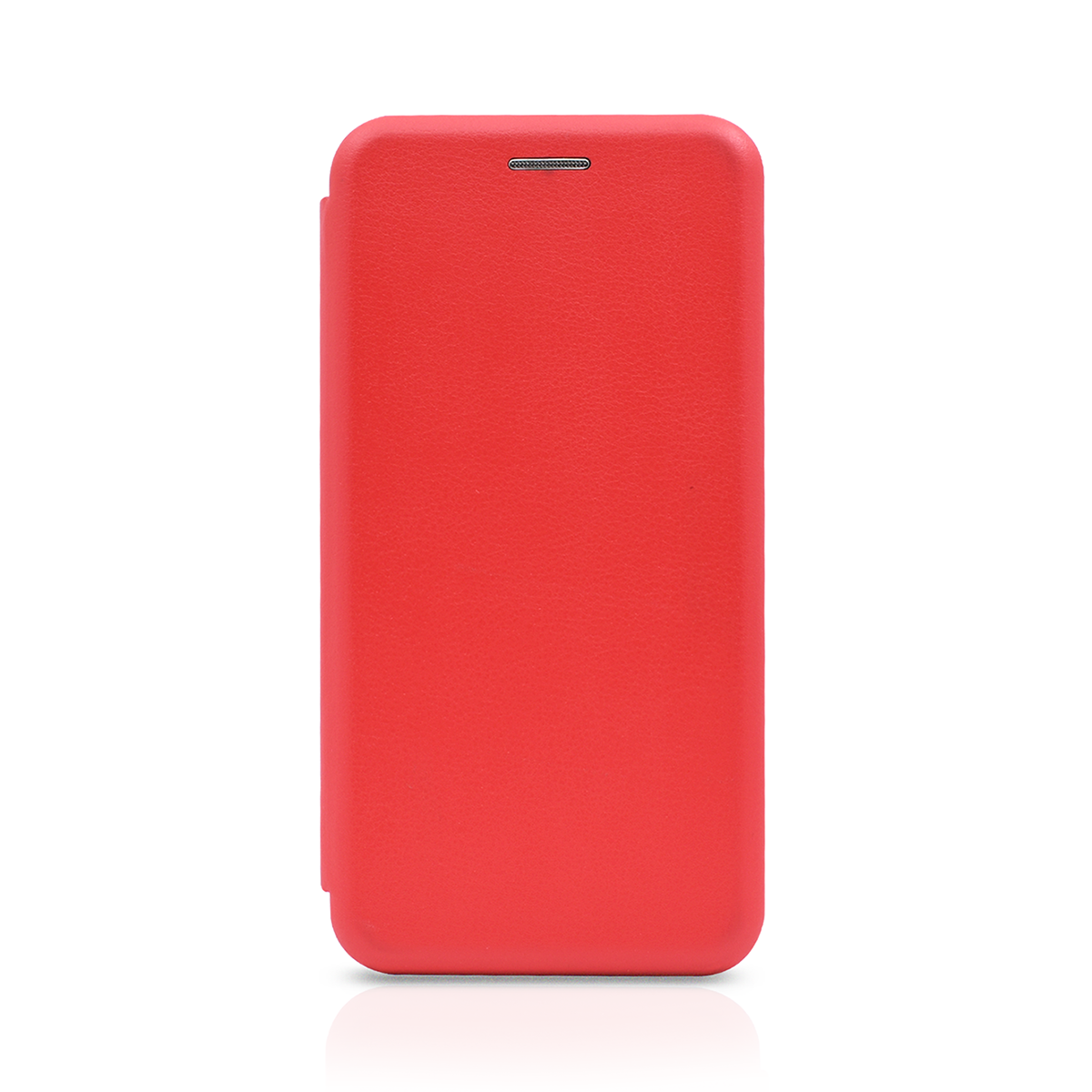 фото Чехол-книжка из кожи pu на xiaomi redmi 6a красный case place