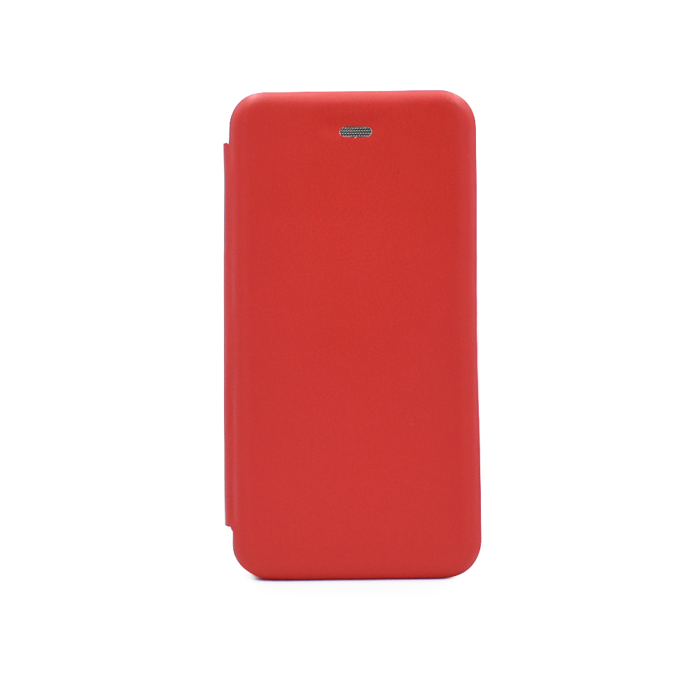 Чехол-книжка из кожи PU на Xiaomi Redmi 7A красный