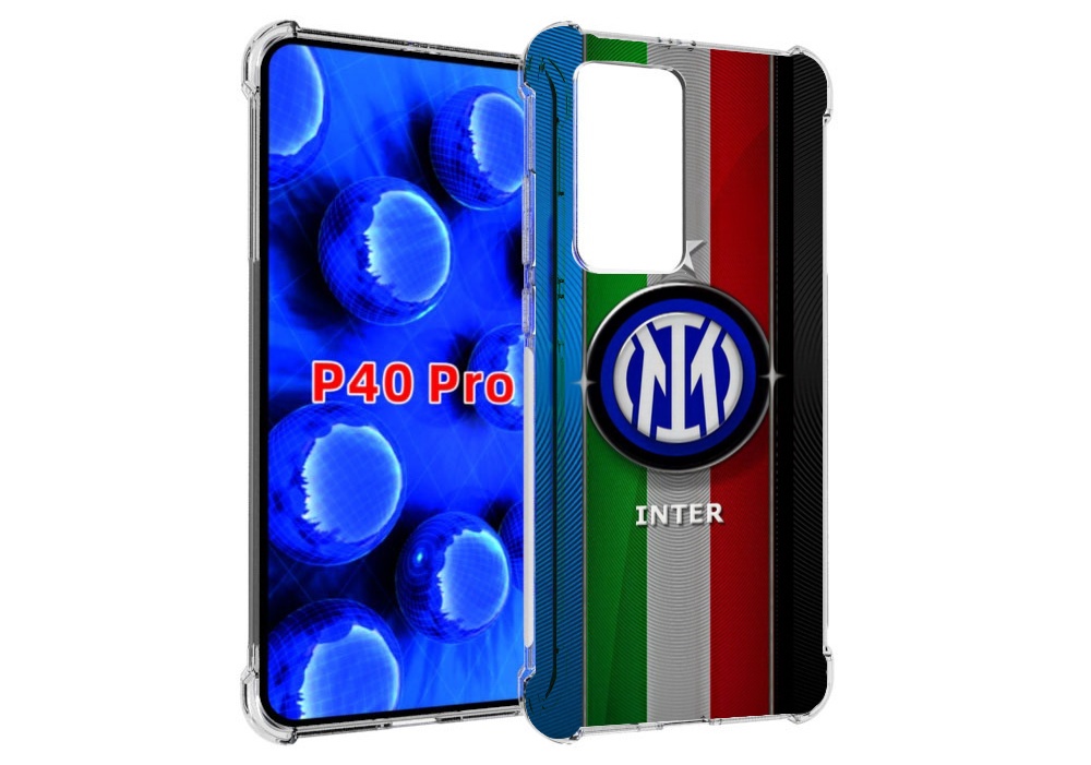 

Чехол MyPads фк интер милан для Huawei P40 Pro противоударный, Прозрачный, Tocco