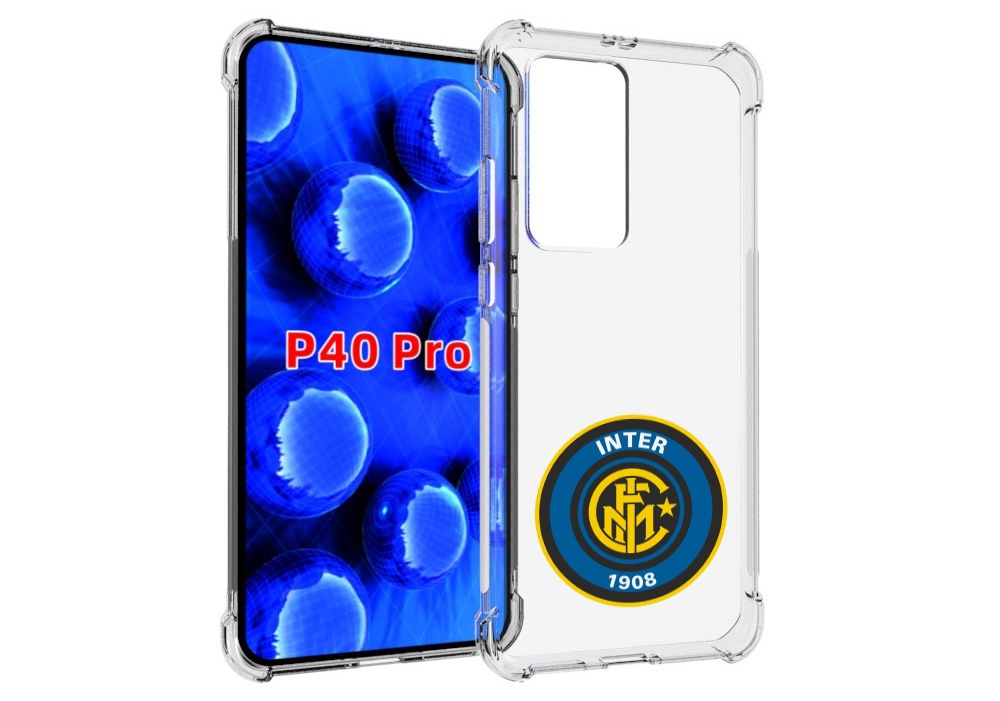 

Чехол MyPads фк интер мужской для Huawei P40 Pro противоударный, Прозрачный, Tocco
