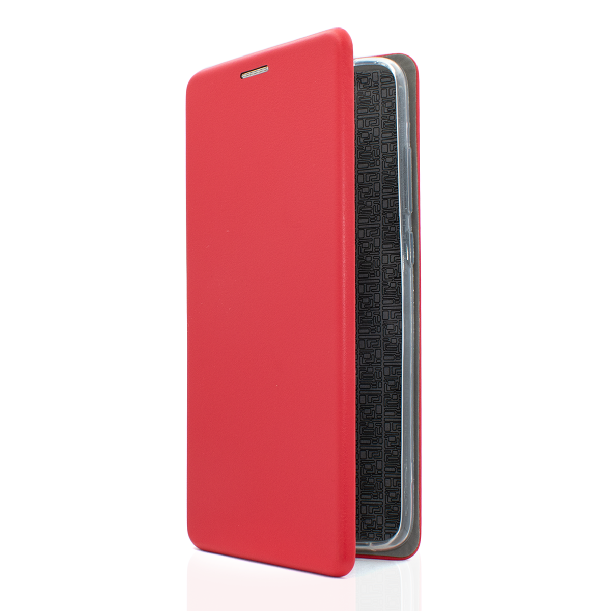 

Чехол-книжка из кожи PU на Xiaomi Redmi Note 8 Pro красный, FLPU366