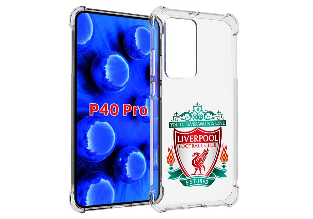 

Чехол MyPads фк ливерпуль мужской для Huawei P40 Pro противоударный, Прозрачный, Tocco