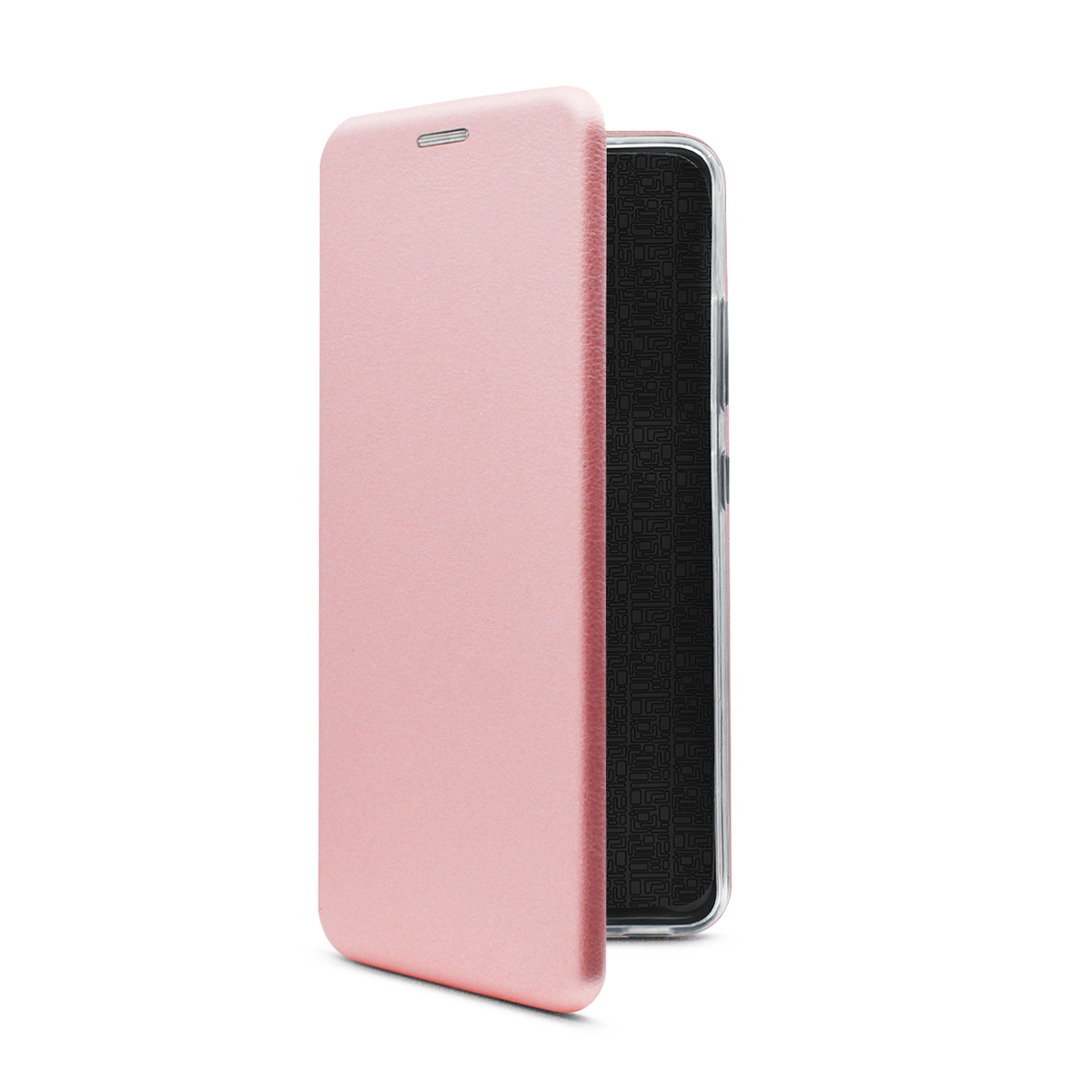 Чехол-книжка из кожи PU на Xiaomi Redmi 9 розовое золото