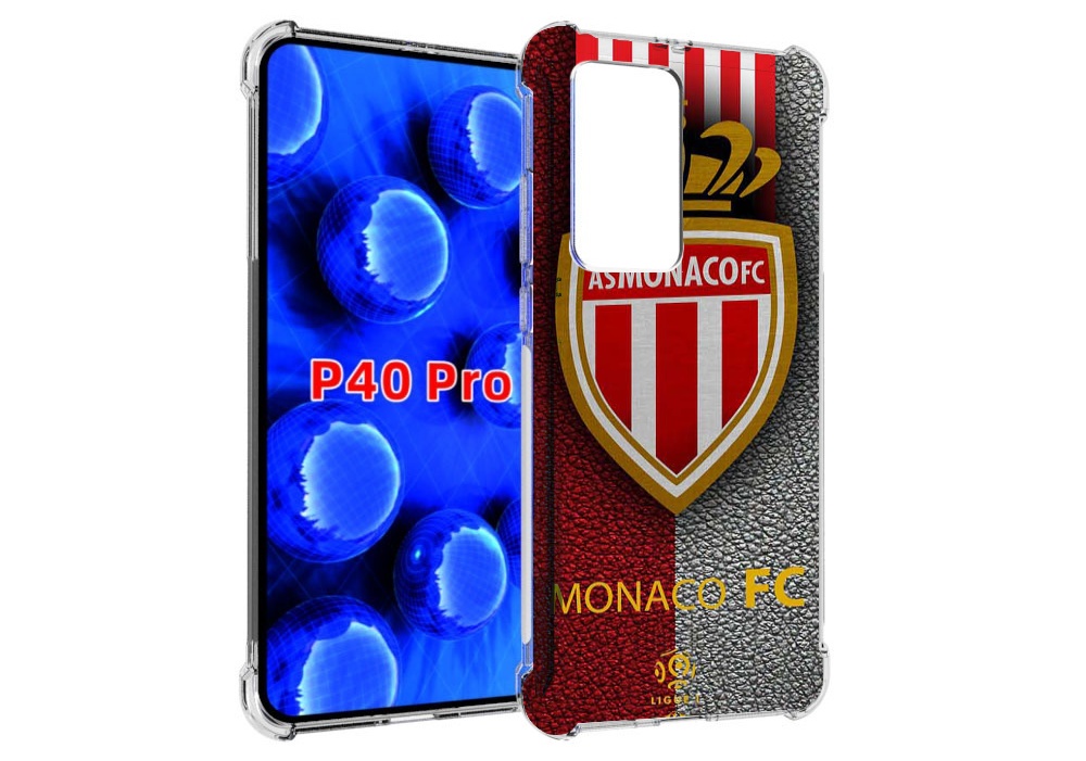 Чехол MyPads фк монако для Huawei P40 Pro противоударный