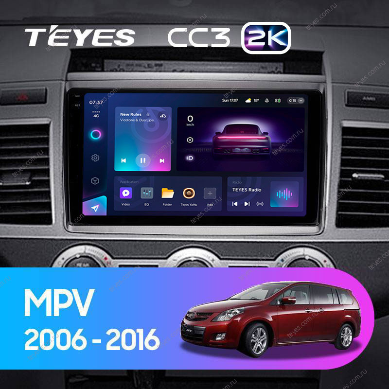 

Штатная магнитола Teyes CC3 2K 360 6/128 Mazda MPV LY (2006-2016), CC3 2K 360